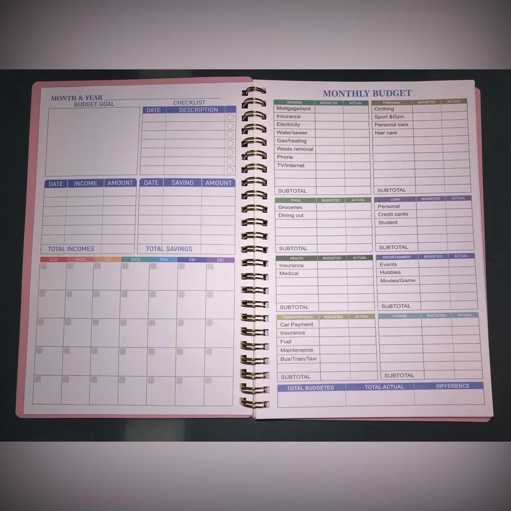 New Budget Planner Notebook